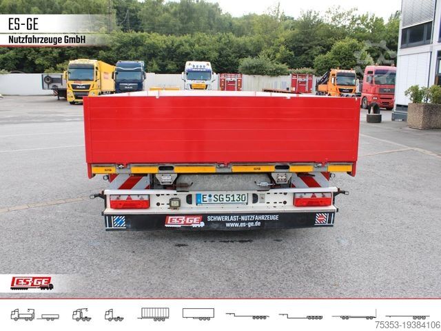 Släpvagn med arbetsplattform ES-GE Tandemanhänger - Containerverr.