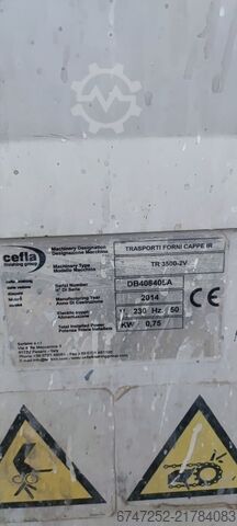 πλήρης εγκατάσταση βαφής Cefla 