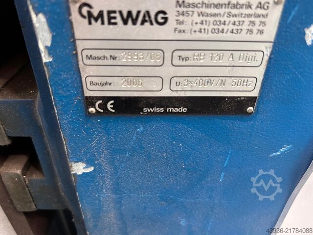 Rohrbiegemaschine MEWAG - RB 120 A-Digi MEWAG RB 120 A-digi