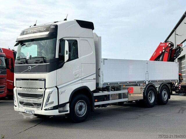 Plateau de chargement Volvo FH 460 6x2 Baustoff-Pritsche Palfinger/Fassi m...