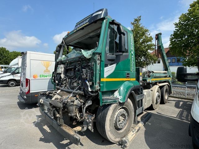 Billenőplatós teherautó IVECO AD260SX40 /P 6x2 Meiler Absetzkipper