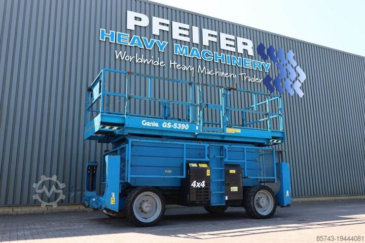 Schaarlift Genie GS5390 Diesel, 4x4 Drive, 18.15m Working Height, 6