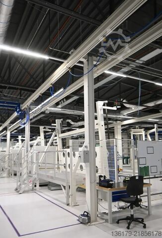 230 S70 2 x 22m hangbaan met 2 vacuümhef Abus/Framatech 230 S70 2 x 22m hangbaan met 2 vacuümhef