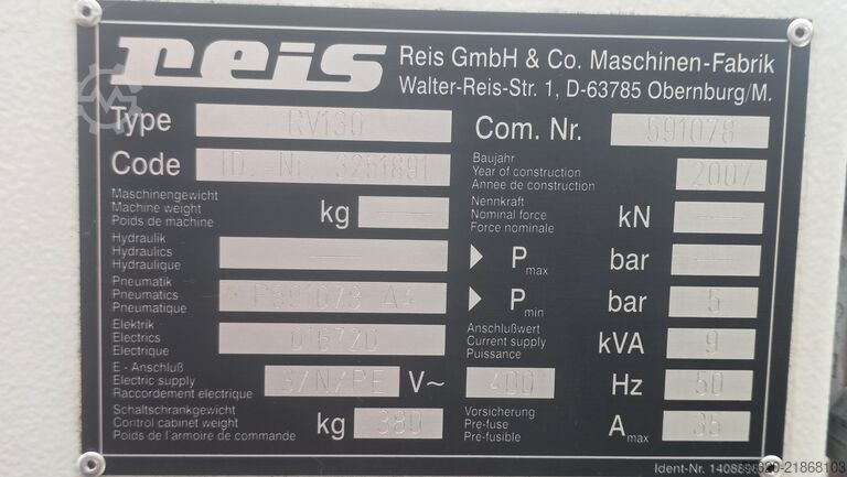 βιομηχανικό ρομπότ Reis Robotics RV130 + RS5