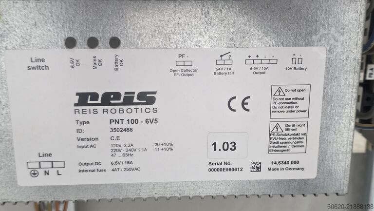 βιομηχανικό ρομπότ Reis Robotics RV130 + RS5