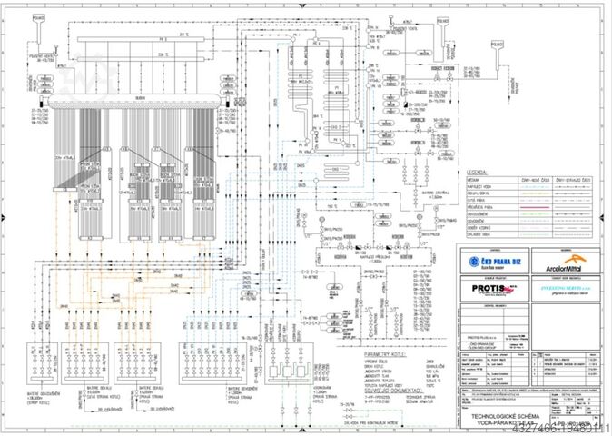 Stoomketel VŽKG Stirred tube boiler, 100t/h