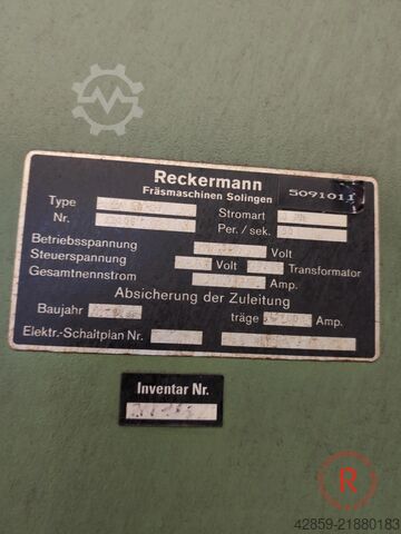 Mașină de frezat Reckermann beta 1,9 SB