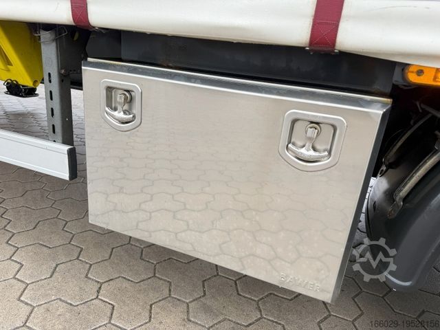 Otevřený návěs s plachtou Wiese Mega Schiebeplane mit Dhollandia Rampe 9t