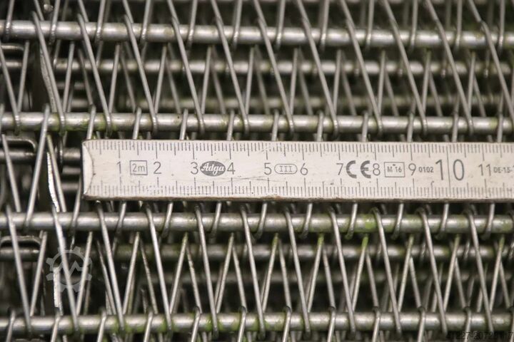 Conveyor belt, link belt, stainless steel, 2 rollers Costacurta VICO FLEX-127-274-14-SF Breite 457 mm