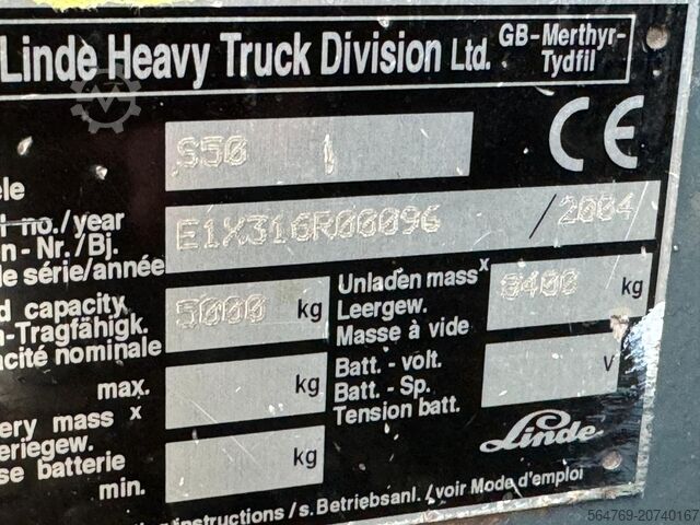 πλαγιοφορκλίφτ Linde S50 / Perfect condition