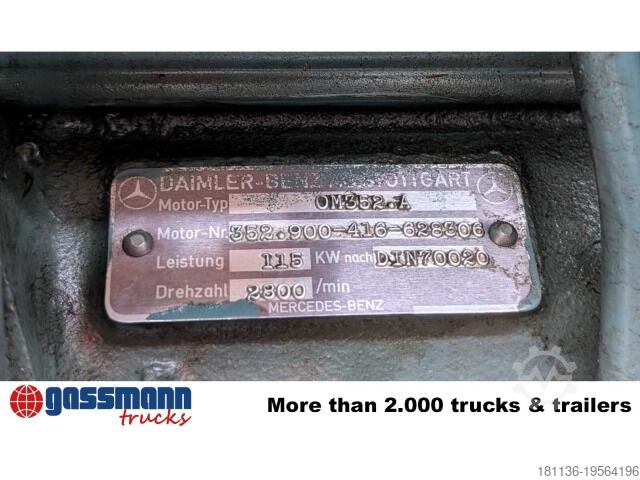 Aangepaste bestelwagen Unimog U52 411 4x4, Schmidt Schneefräse mit Separatmotor