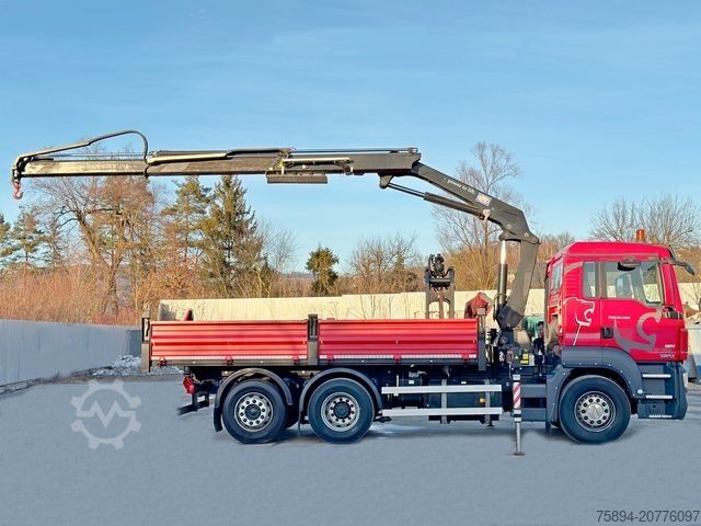 Truck mounted crane MAN TGS 26.360 Kipper 5,15m*HMF 1420 K2 + FUNK/6x2