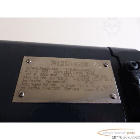 Besturingsunit Siemens 1HU3056-0AF01 -Z SN: E0Z61280501016 gen. - 12 Mon. Gewährleistung!