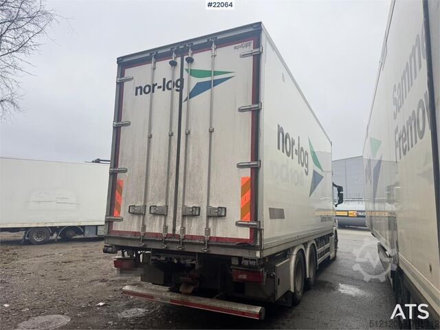 Box body Scania R660 6x4 box truck with refrigeration/freezer unit
