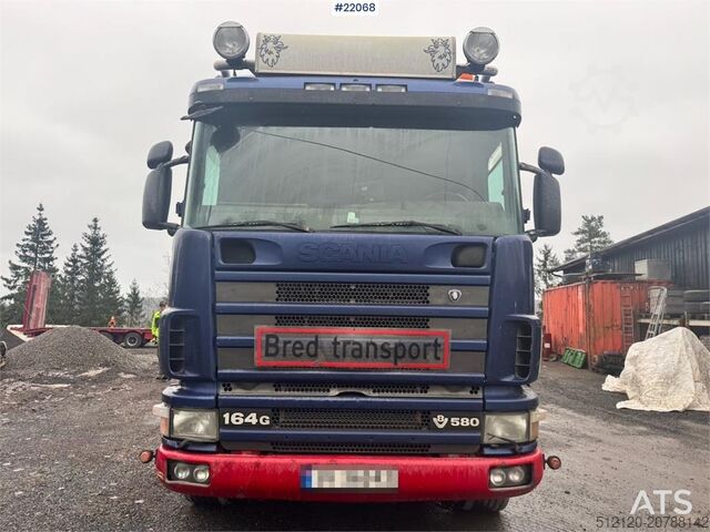 Hook arm system Scania R164 580 8x2 tridem hook truck