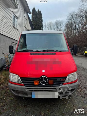 Panel van Mercedes-Benz Sprinter 416 with Leistikow flushing unit