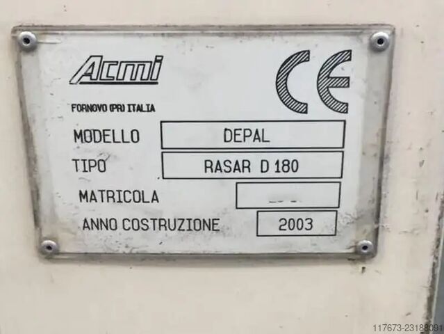 Despaletizador automático automático ACMI 2200 cajas de plástico por hora Acmi Rasar D180