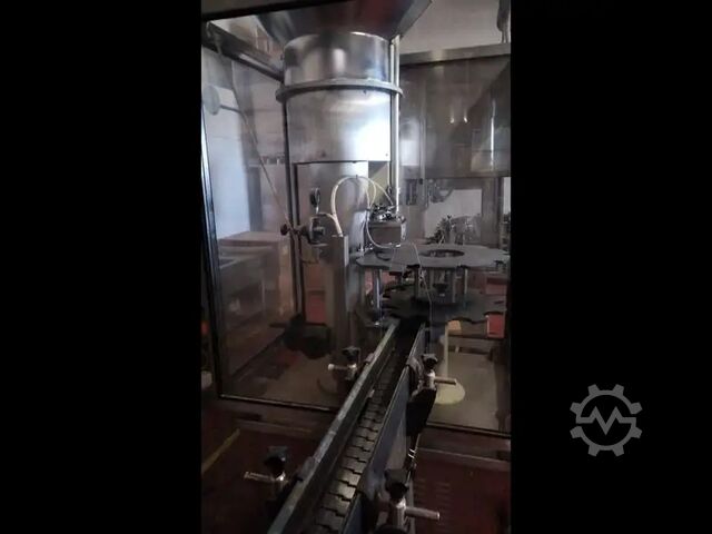 Línea de embotellado usada para vino tranquilo 2000 bph Bertolaso 