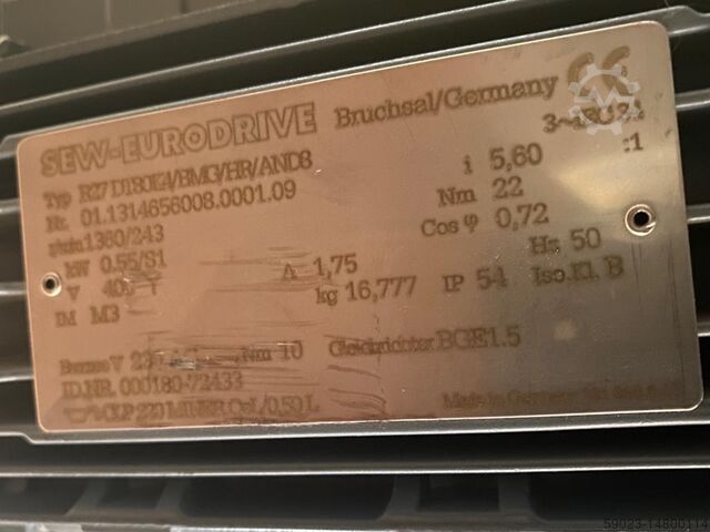 Transportband Vanderlande Gurt -motorsiert