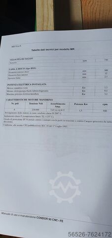 Κόφτης δίσκων MEP CONDOR 90 MR