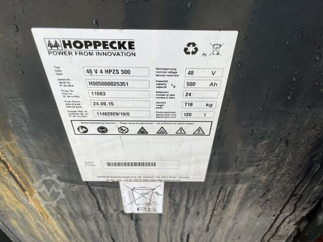 Elektrisk trehjulsgaffeltruck Linde E16C-02