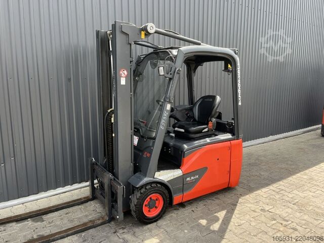 Elektrisk trehjulsgaffeltruck Linde E16-02