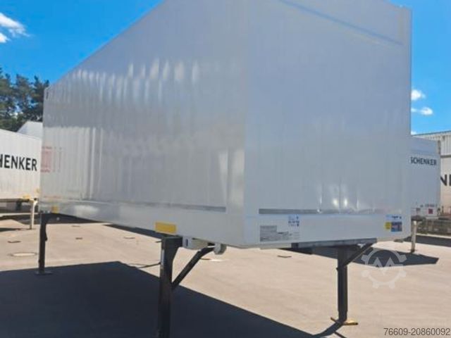 Remolque con caja móvil KRONE Heck Alu.- Rolltor