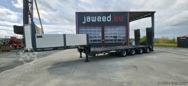 Tieflader Goldhofer STZ-L4-42/80A / Teleskop 4.40m / Rampen / Remote