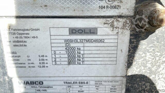 Doll H3L-14XL Tri/A Tomruk Römorku / Uzatılabilir Doll H3L-14XL Tri/A Log Trailer / Ausziehbar