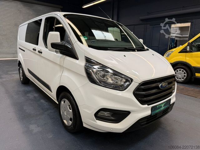 Fourgon tôlé FORD Transit Custom Lang Mixto 5 Sitze Klima STHZ AHK