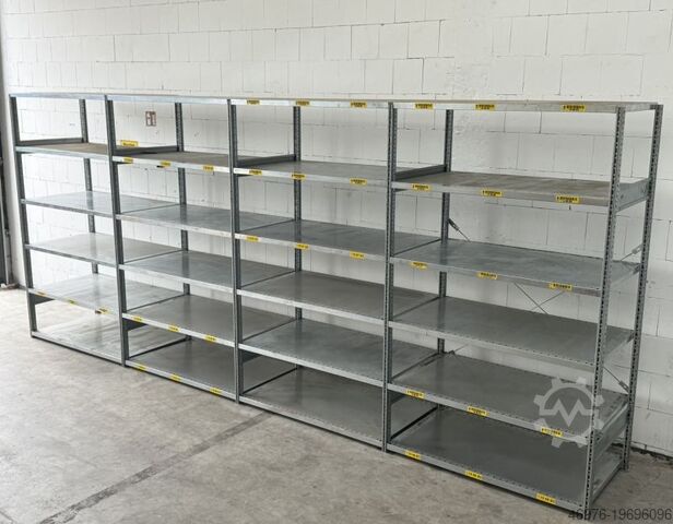Boltfri reol, reol, magasinreol SSI Schäfer R3000 Regallänge: 5,34 lfm.