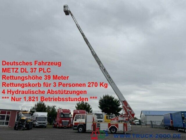 Autocamion cu destinație specială MAN 15.285 METZ Feuerwehr Drehleiter 39mRettungskorb