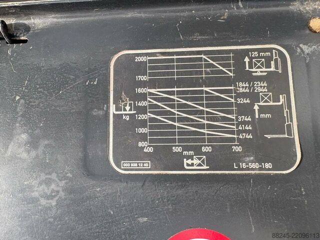 VS-22930 Elektromos raklapemelő Linde L16i, emelési magasság: 3224 mm, inicializált emeléssel LINDE L16i 372