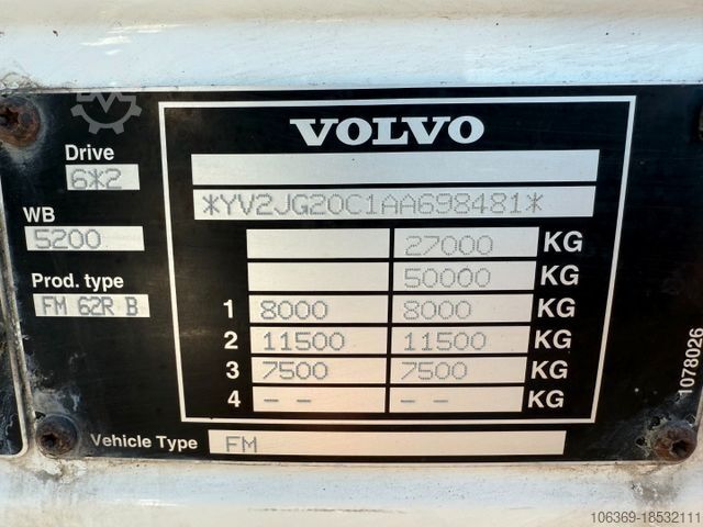 Tankwagen VOLVO FM460 8x2*6 24.000 l. ADR Tanktruck