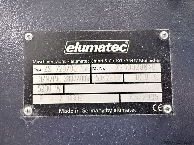 Tvåhuvudad svetsmaskin ELUMATEC ZS 720/00Lv