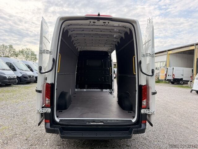 Vysoký a prodloužený skříňový vůz MAN TGE 3.140 L4H3 Neue Model Kamera Klima