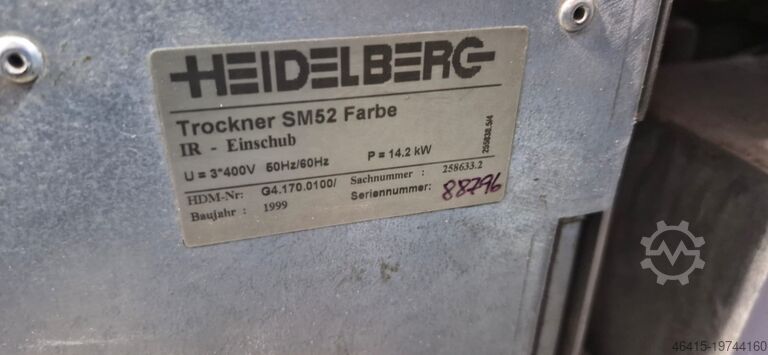 Offsettrykningspresse Heidelberg SM 52 4 H STRAIGHT