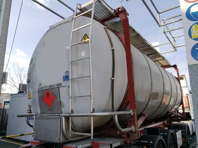 Contenedor cisterna GRW 35.000 Liter  V4A  Leergewicht 3,54 t