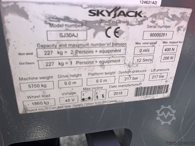 Csuklós munkaállvány Skyjack SJ30AJ