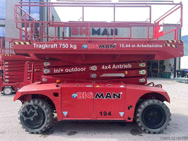 Schaarheftafel PB Lifttechnik PB S151-19E 4x4 (15m)
