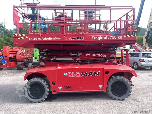 Schaarheftafel PB Lifttechnik PB S151-19E 4x4 (15m)