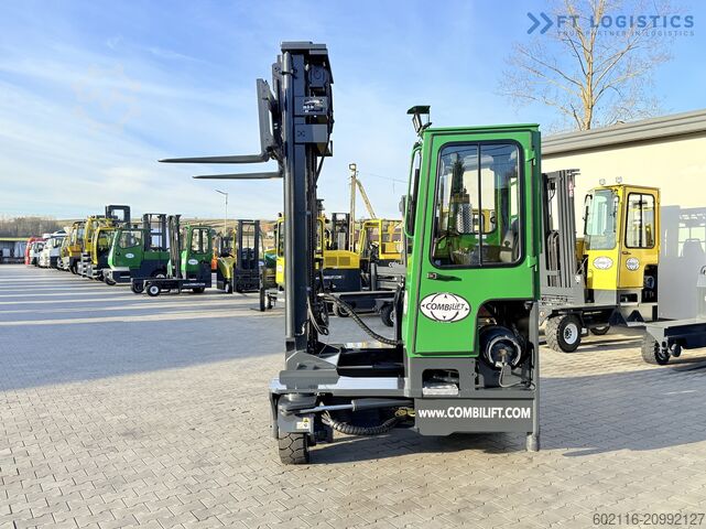 Dört yollu forklift Combilift C4000 GAS TRIPLEX 6900 FREE-LIFT CABIN