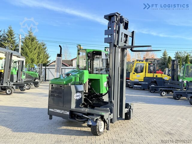 Dört yollu forklift Combilift C4000 GAS TRIPLEX 6900 FREE-LIFT CABIN