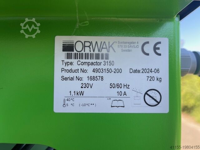 Enfardadeira ORWAK Compactor 3150
