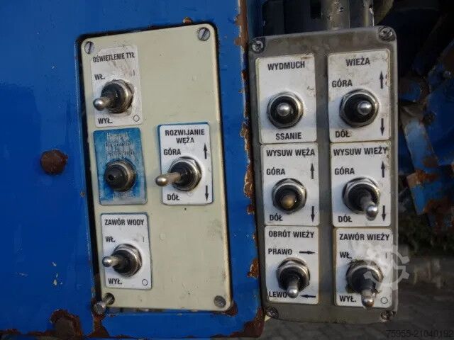 Sugande fordon MAN 18-272 MANUAL POMP 6 CIL VACUUM TOILET TRUCK