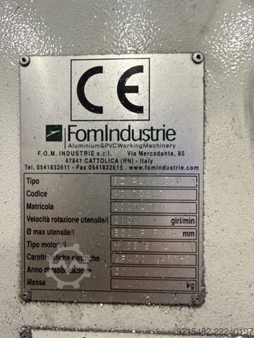 Troncatrice doppia a due teste Fom Industrie BLITZ ALVA 500
