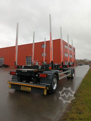 Holztransport Anhänger DOLL rapid+ 2-Achs-Kurzholzanhänger A2G-LZ64 ALPHA