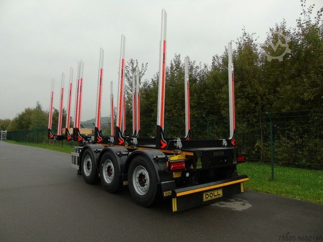 Semirremolque de troncos DOLL 3-Achs-Sattelauflieger LOGO 14X