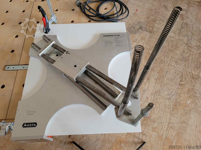 Conjunto de fresas para arcos de raio e redondos AGEFA