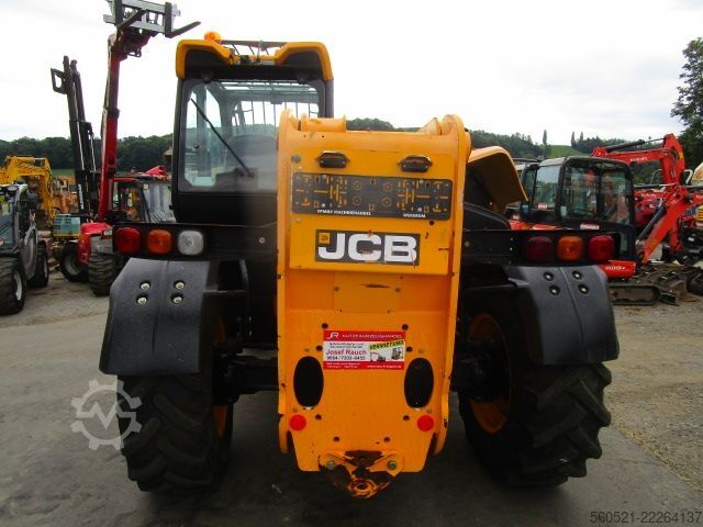 Manipulador telescópico rígido JCB 535-95 mit Palettengabel + Schnellwechsler